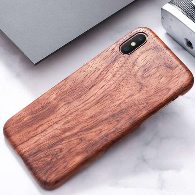 Luxury Wooden Back Case Cover