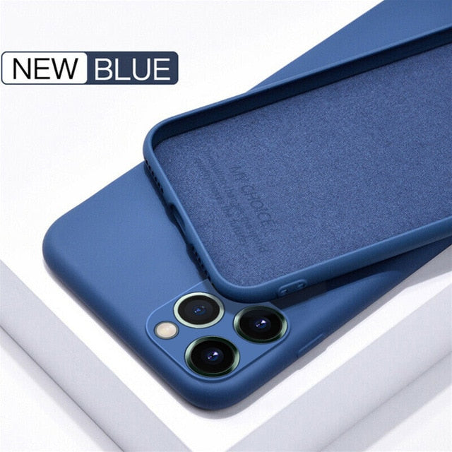 Luxury Silicone Full Protection Case For iPhone 11, iPhone 11 Pro, iPhone 11 Pro Max