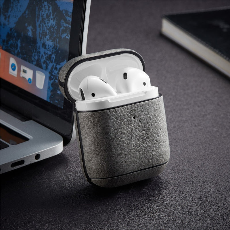 Luxury Leather Case For Apple Airpods 2