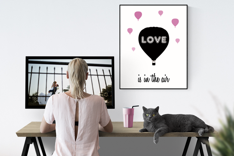 Love is in the Air - Digital Poster
