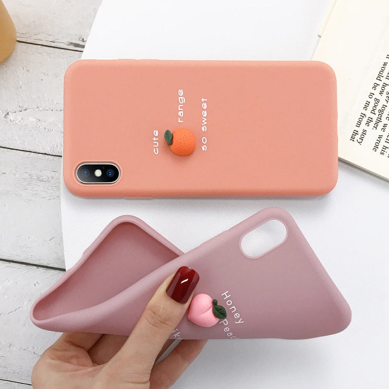 Fruit Design Cases for iPhone 6, iPhone 7, iPhone 8, iPhone X and iPhone 11