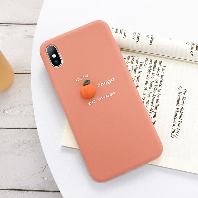 Fruit Design Cases for iPhone 6, iPhone 7, iPhone 8, iPhone X and iPhone 11