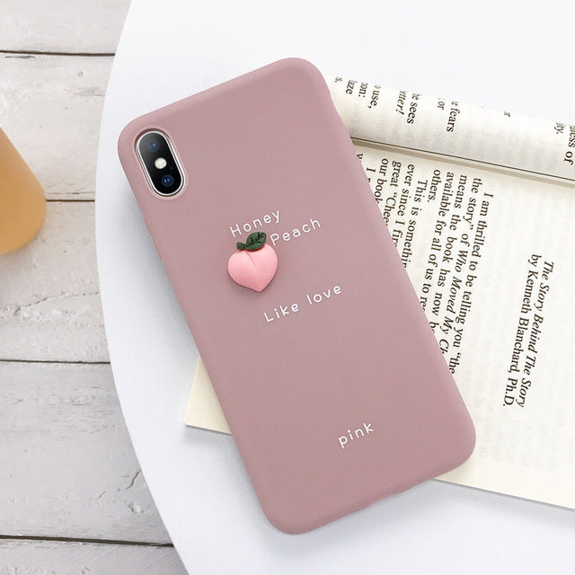 Fruit Design Cases for iPhone 6, iPhone 7, iPhone 8, iPhone X and iPhone 11