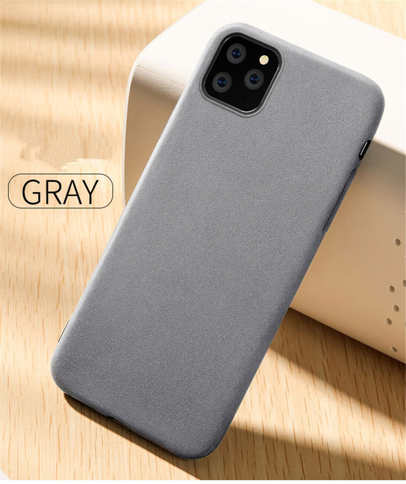 Ultra-Thin Sandstone Matte Case For iPhone 11
