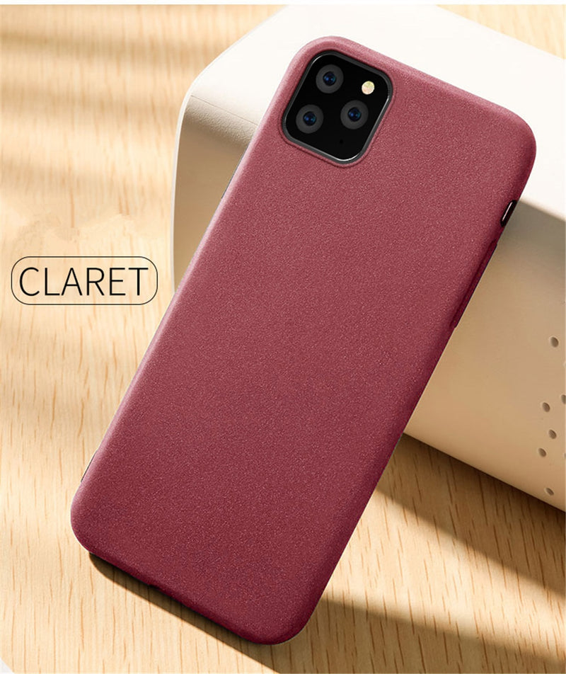 Ultra-Thin Sandstone Matte Case For iPhone 11