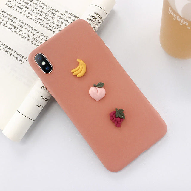 Fruit Design Cases for iPhone 6, iPhone 7, iPhone 8, iPhone X and iPhone 11