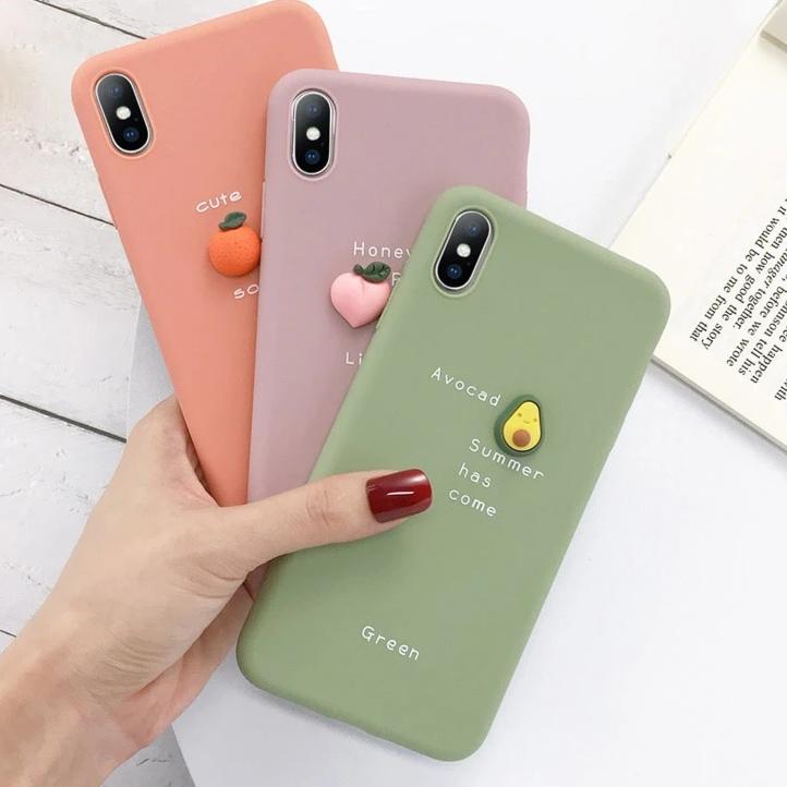 Fruit Design Cases for iPhone 6, iPhone 7, iPhone 8, iPhone X and iPhone 11