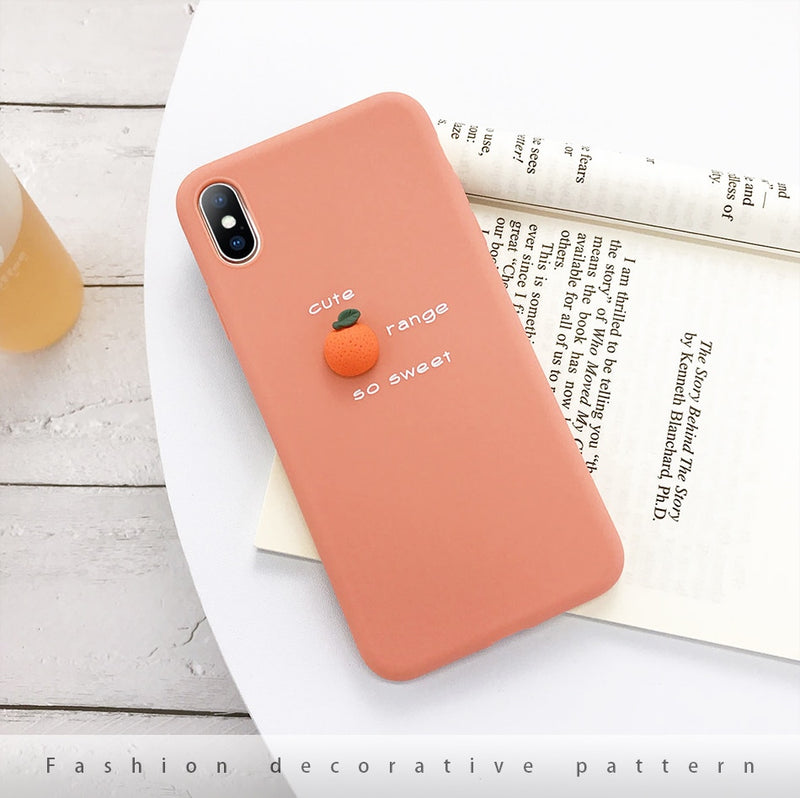 Fruit Design Cases for iPhone 6, iPhone 7, iPhone 8, iPhone X and iPhone 11