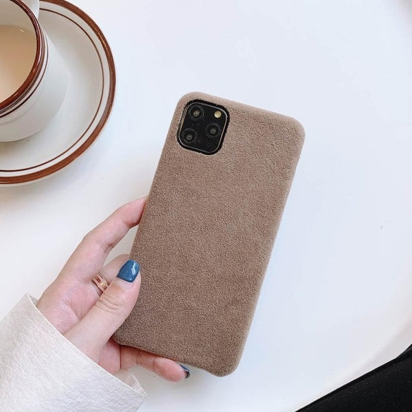 Velvet Feel iPhone case for iPhone 6, 6s, 7, 8, X, XS, XR Max, iPhone 11