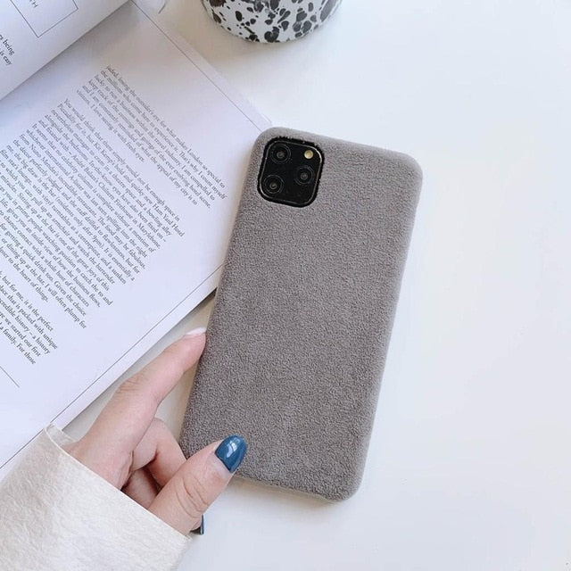 Velvet Feel iPhone case for iPhone 6, 6s, 7, 8, X, XS, XR Max, iPhone 11