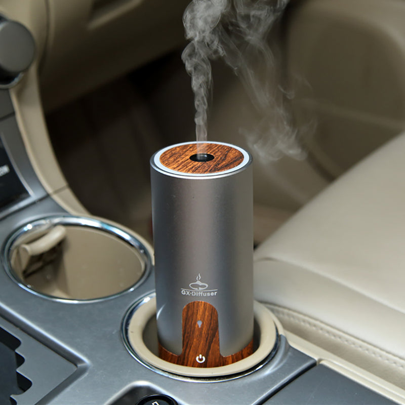 Wooden USB Car Aroma Diffuser