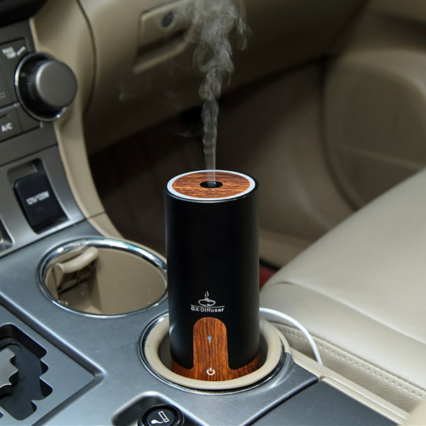 Wooden USB Car Aroma Diffuser