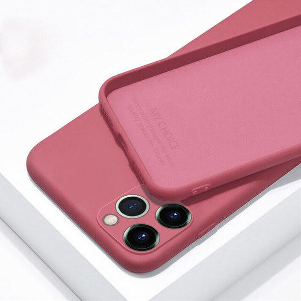 Luxury Silicone Full Protection Case For iPhone 11, iPhone 11 Pro, iPhone 11 Pro Max