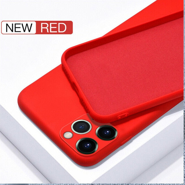 Luxury Silicone Full Protection Case For iPhone 11, iPhone 11 Pro, iPhone 11 Pro Max