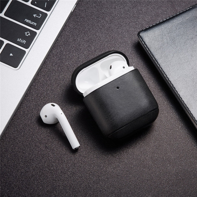 Luxury Leather Case For Apple Airpods 2