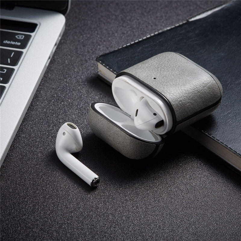 Luxury Leather Case For Apple Airpods 2