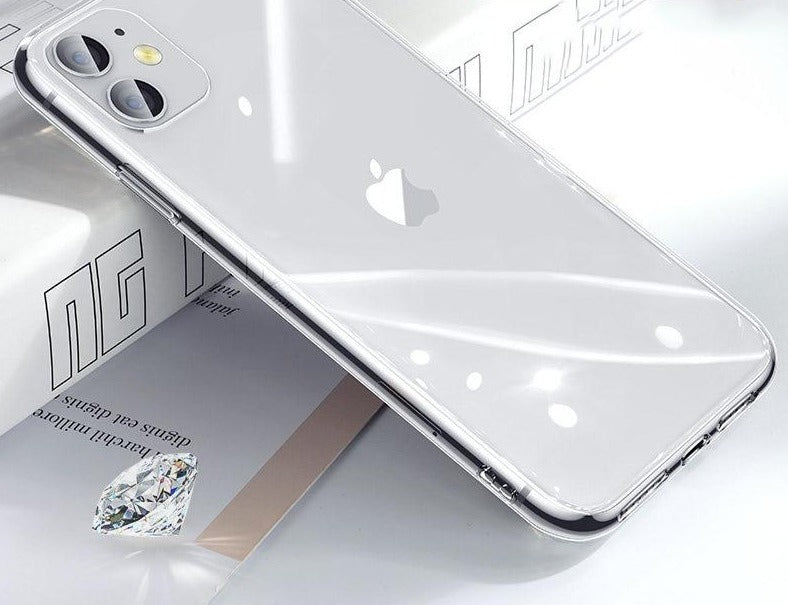Luxury Transparent Tempered Glass Case For iPhone - From iPhone 6 to iPhone  11 Pro X XR Xs Max
