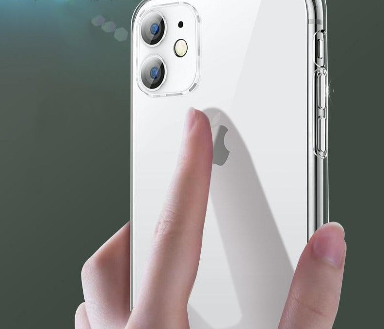 Luxury Transparent Tempered Glass Case For iPhone - From iPhone 6 to iPhone  11 Pro X XR Xs Max