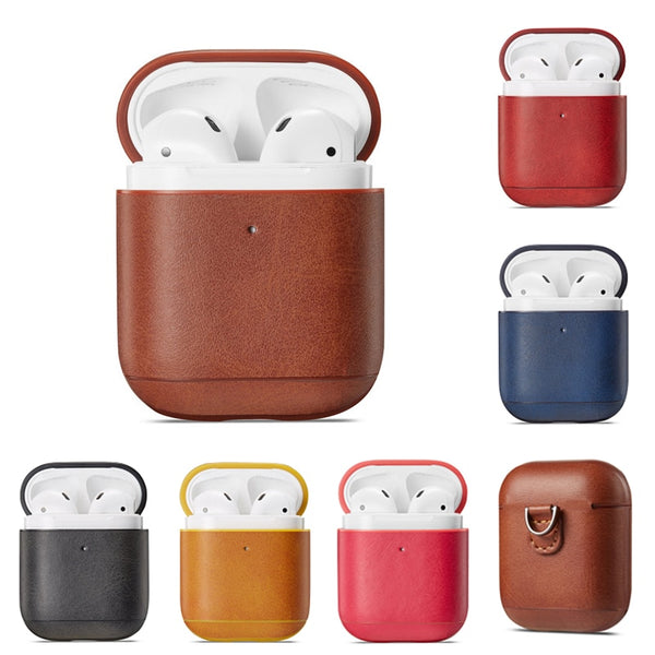Luxury Leather Case For Apple Airpods 2
