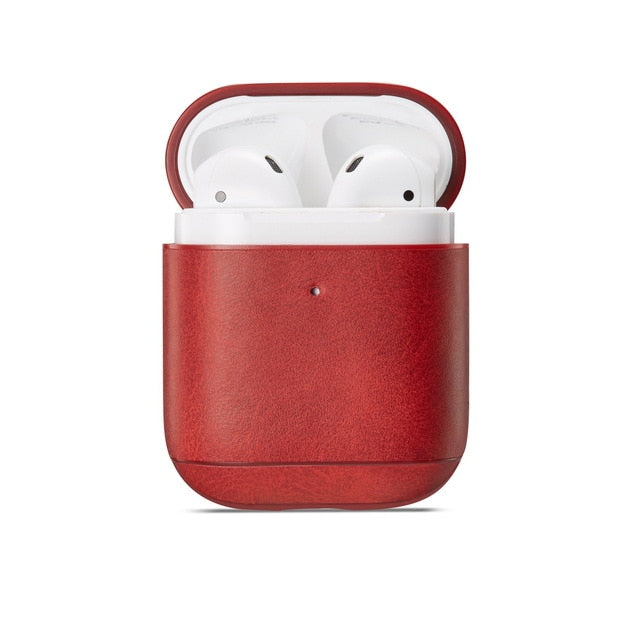 Luxury Leather Case For Apple Airpods 2