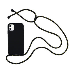 Trendy Silicone iPhone Case with Rope For iPhone 6 7 8 Plus