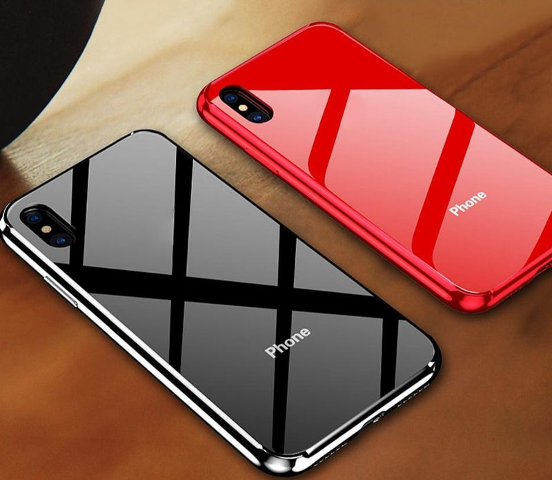 Luxury Tempered Glass Case for iPhone 11