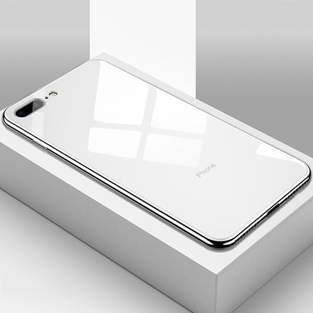 Luxury Tempered Glass Case for iPhone 11