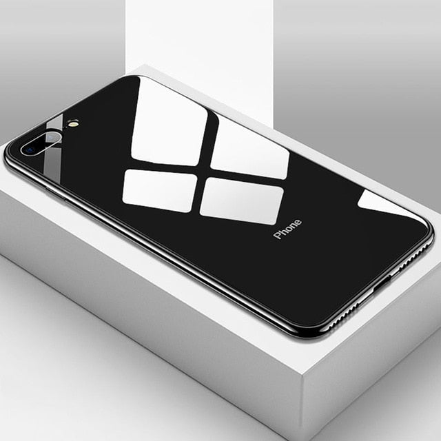 Luxury Tempered Glass Case for iPhone 11