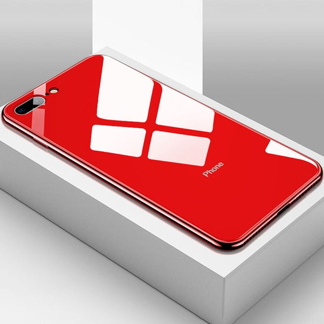 Luxury Tempered Glass Case for iPhone 11