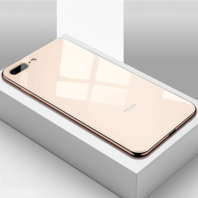 Luxury Tempered Glass Case for iPhone 11