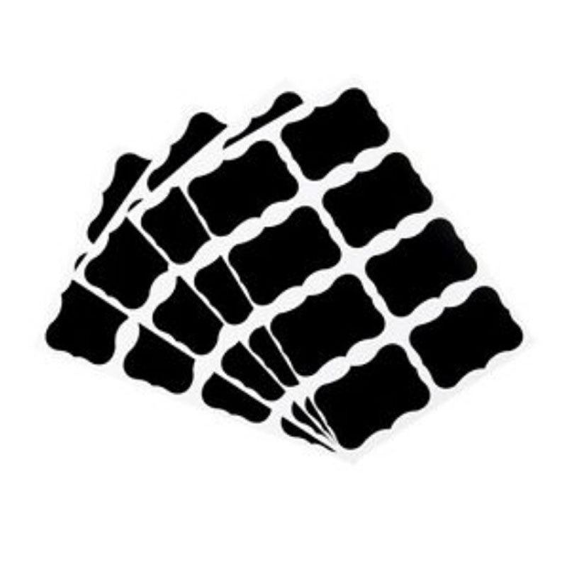 Blackboard Sticky Jar Labels