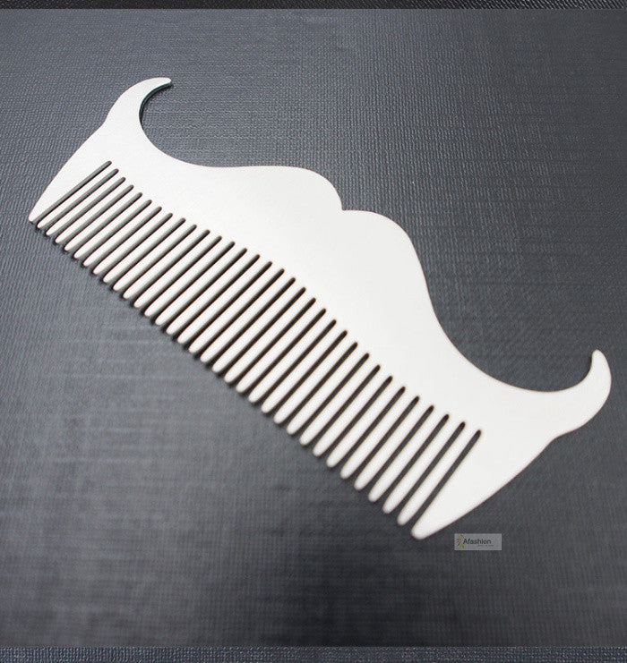 Gentleman's Mustache Steel Beard Comb