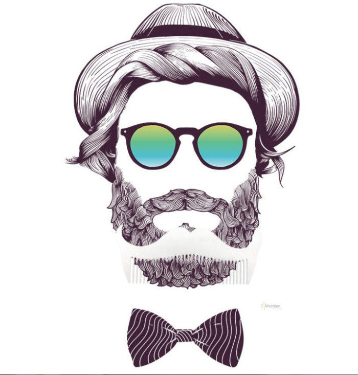 Gentleman's Mustache Steel Beard Comb