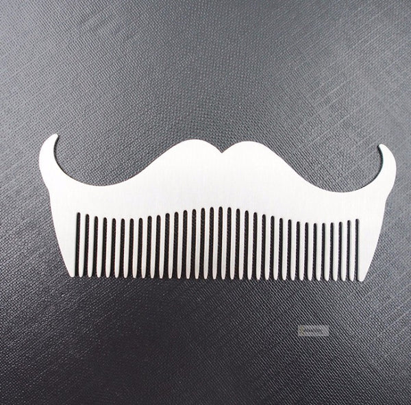 Gentleman's Mustache Steel Beard Comb