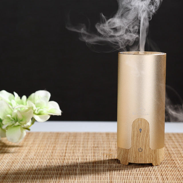 Wooden USB Car Aroma Diffuser