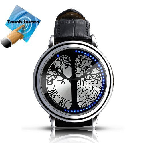 Elegant Unisex Watch with Leather Band