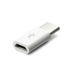 Micro USB to USB C adapter, for data and charging