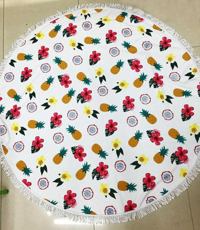 Summer Microfiber Round Beach Towel