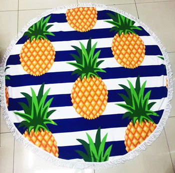 Summer Microfiber Round Beach Towel