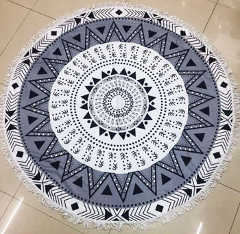 Summer Microfiber Round Beach Towel