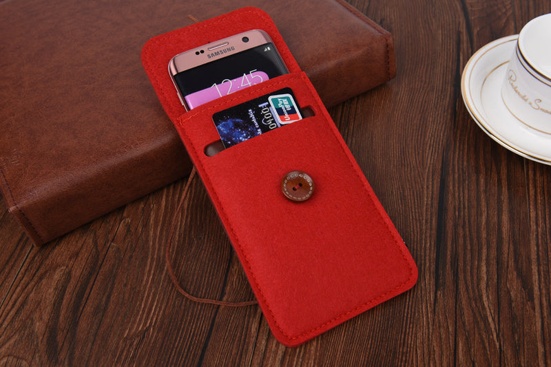 Wool & Felt 5.5" Smartphone Pouch/Case