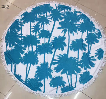 Summer Microfiber Round Beach Towel