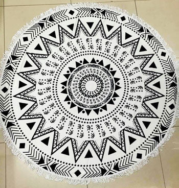 Summer Microfiber Round Beach Towel