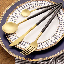 Modern 18/10 Stainless Steel Dinnerware Set (4 piece)