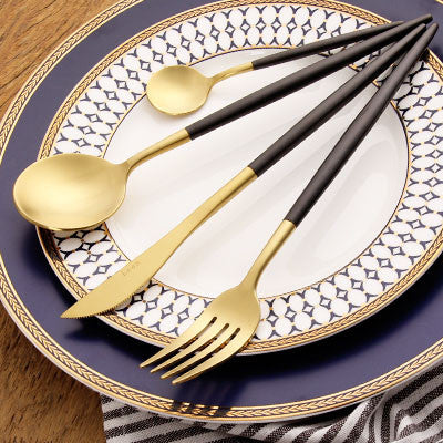 Modern 18/10 Stainless Steel Dinnerware Set (4 piece)