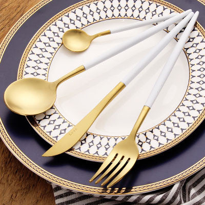 Modern 18/10 Stainless Steel Dinnerware Set (4 piece)