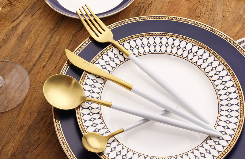Modern 18/10 Stainless Steel Dinnerware Set (4 piece)