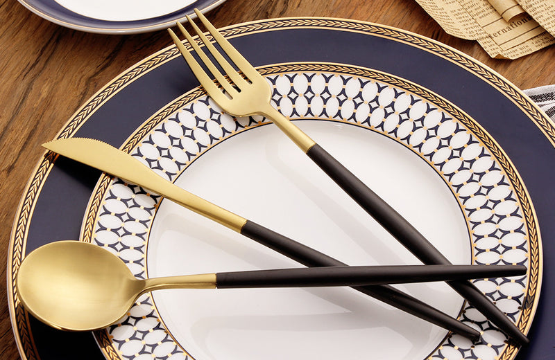 Modern 18/10 Stainless Steel Dinnerware Set (4 piece)