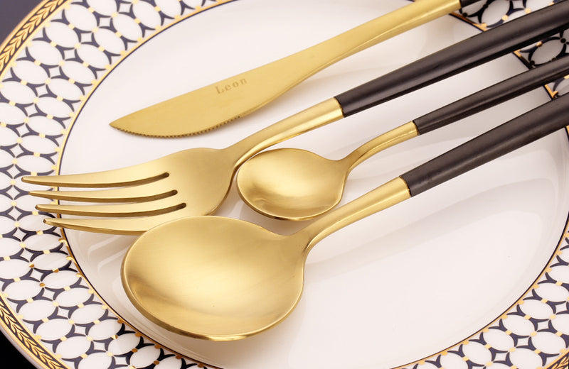 Modern 18/10 Stainless Steel Dinnerware Set (4 piece)