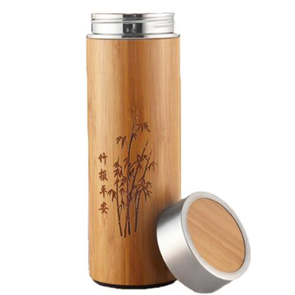 Bamboo Stainless Steel 360mL Bottle